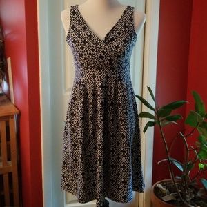 50% OFF Lands' End Mosaic Tile Print Dress